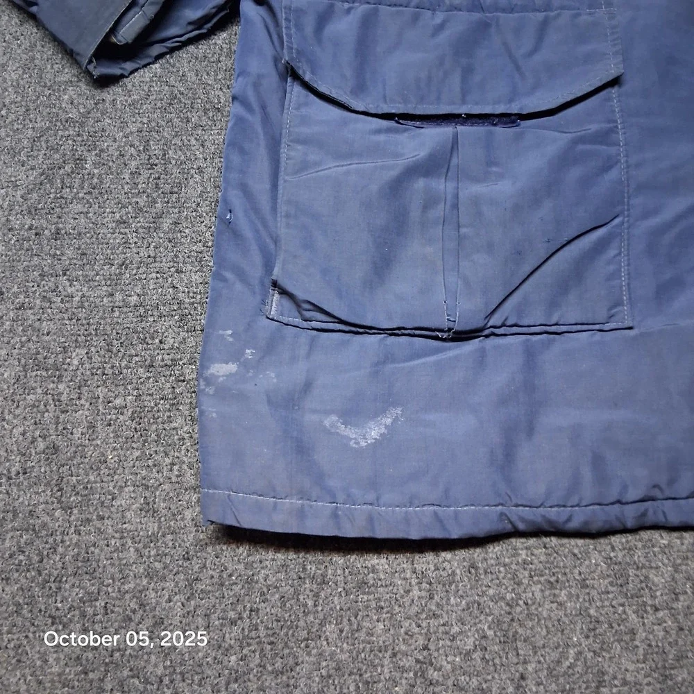 Vintage Columbia Technicloth Chore Jacket Size XXL‎ Blue Outdoor Winter Wear